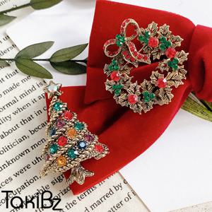 크리스마스 리스트리 브로치