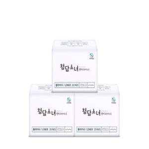 오리지널 대나무탑시트 생리대 팬티라이너 롱 20Px3팩