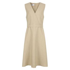 [하프클럽] () 브이넥 벨티드 슬리브리스 원피스(LC61C3OP503B)