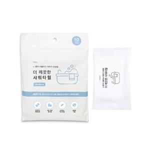 더 깨끗한 샤워타월 10p 여행용샤워타올 여행용샤워타월 일회용샤워타올 일회용샤워타월 때수건