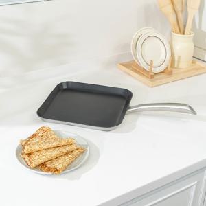 디펜더스S 사각 크레페팬 인덕션 팬케이크 토스트 후라이팬