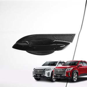 렉스턴 스포츠 칸 도어컵 카본 몰딩 튜닝 용품 렉스턴스포츠 렉스턴스포츠칸 렉스턴카본몰딩