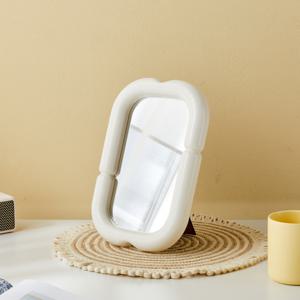 버블 탁상거울 화이트