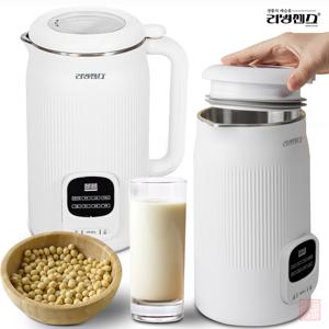 1200ml 대용량 스텐 두유제조기/5가지 조리 모드+가열 보온 세척 기능 콩국물 죽제조기 이유식