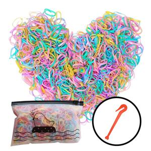 (별별창고) 머리끈 머리 고무줄 머리끈커터 세트 머리고무줄 헤어끈 짱짱한머리끈 고무줄끈