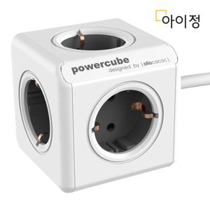 파워큐브 익스텐디드 그레이 3M 멀티탭 콘센트
