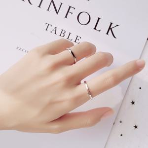 에르모사제이 R031 실버 925 은반지 실버반지 커플반지 커플링 민자반지 레이어드반지 레이어드링