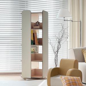 란가구 모던 4단 회전책장