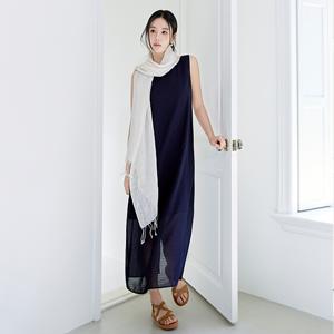 [최초가 79,900원] 25SS 깅엄체크 시어서커 원피스