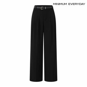 정상가:79,000원 ㅣ  에브리데이]핀턱 벨티드 슬랙스 롱 팬츠 (EB3TA005D)