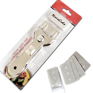 인덕션 그리들 스크래퍼 세트 손잡이 긁개 곡면 칼날 클리너 청소 하이라이트 주방