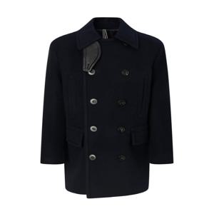 헤지스 [25FW] 남성 울 더블 버튼 하프 피코트 HZCO5D562N2