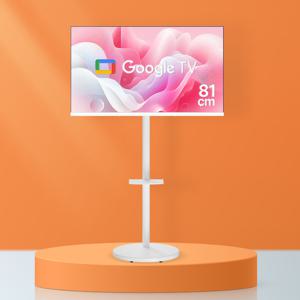 위드라이프 구글 32인치 삼탠바이미세트 스마트TV 이동식거치대 무빙라이프