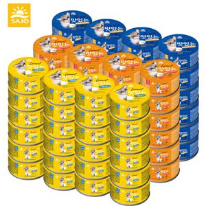 러브잇 맛있는캔 3종혼합 160g 72개 레드라벨 고양이간식