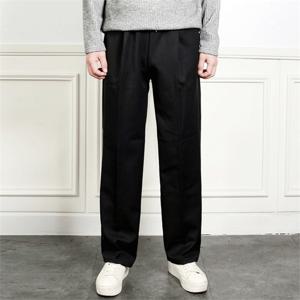 [하프클럽/프랭키뉴욕]프랭키뉴욕 남자 겨울 기모 본딩 슬랙스 밴딩 와이드 TR 스판 정장바지 블랙 베이지 아이보리 MMPA02