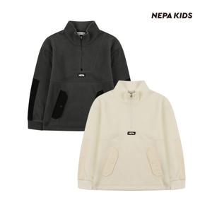 [최초가 75000원] 키즈 스노우맨 플리스 하프집 탑_KJF5307