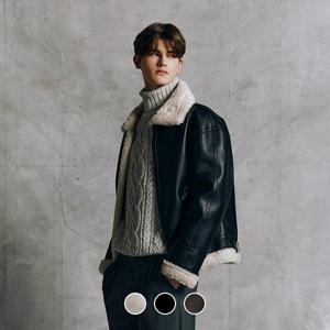 074916 페이크 레더 무스탕