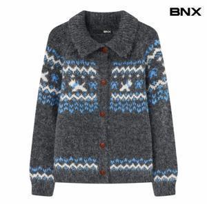 정상가:69,000원 ㅣ 노르딕 카라 버튼 니트 가디건 (BX4CD004L0)
