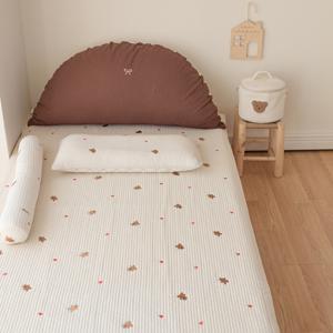 순수 순면 줄누빔 침대 패드 (아기침대용/유아특대형/슈퍼싱글SS/퀸Q)