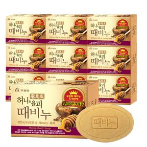 무궁화 허니율피 때비누 90g x 10개