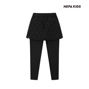 [최초가99,000원] 키즈 블러썸 퀼틸 스커트 레깅스_KJ86802