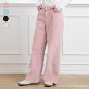 게스진 여성 코듀로이 와이드 OP4W5345