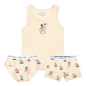 [키즈]남아아이보리토이텐셀런닝팬티세트_BU41US312