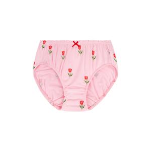 [베베드피노 언더웨어] [키즈]여아핑크튤립텐셀프릴삼각팬티_BU41UP403