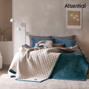 [앳센셜]수퍼싱글_벨벳터치 극세사 패드 겸 스프레드1+1