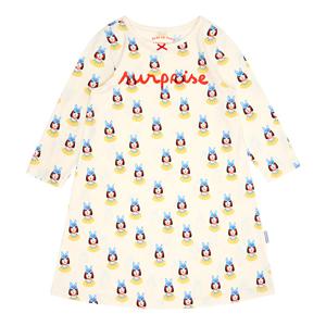 [키즈]아이보리버니마스크저지원피스잠옷_BU51UO404