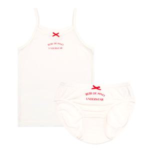 [키즈]여아에센셜아이보리텐셀언더웨어세트_BU51US490