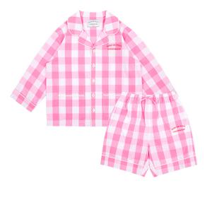 [키즈]핑크빅체크파자마세트_BU51UJ305