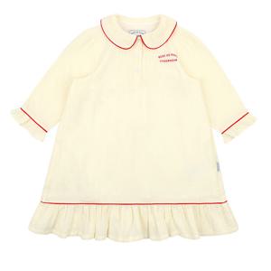 [키즈]아이보리로고원피스잠옷_BU51UO401