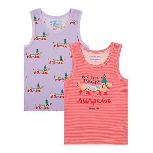 [키즈]남아닥스훈트텐셀탱크탑2종세트_BU51UA301