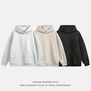 [브리치] 제로투올샵2 / 남성 기본 무지 후드티 블랙