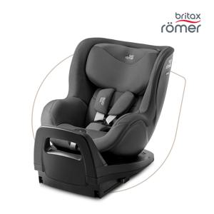 듀얼픽스 프로 스타일 아이사이즈 미네랄그레이 신생아 유아 아기 회전형 카시트 ISOFIX