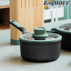 레오 캐스트 편수냄비 스톤그린 18cm