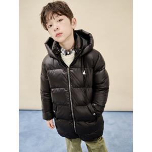 [택가 239,000] 중경량 덕다운 롱패딩 - 블랙 (BI5X38U035)