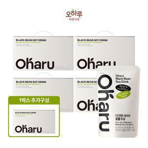 Oharu 더 진한 서리태 콩물 두유 4+1박스 (총 75팩) 최화정 두유