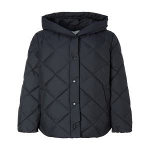 헤지스 여성 [25FW] HSJU5D011BK [시즌오프][인기리오더] 다이아 패턴 구스 다운 점퍼 블랙