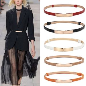 [최초가 21,900] 에니 여자 포인트 금장 버클 원피스 정장 가죽 벨트