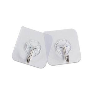 강력접착 매직후크 소2p 다용도행거 (0586) -O 집게행거 타올걸이 수건걸이 조리기구걸이