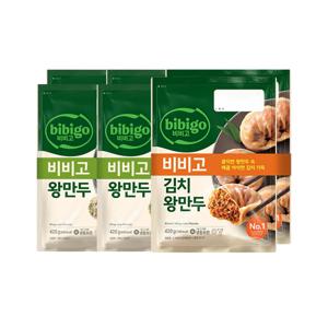 비비고 왕만두 420g 2개입 x2개+김치 왕만두 420g 2개입 x1개
