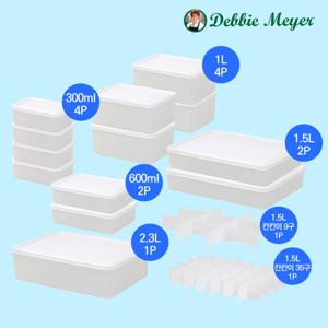 데비박스 스노우화이트 냉동용기 살림꾼 세트 15종