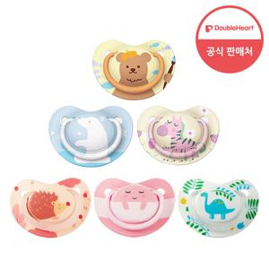 1+1 쪽쪽이 유아 노리개 젖꼭지 0개월/3개월/6개월