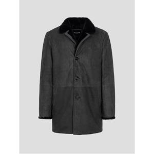 헤링본 고트 스웨이드 풀퍼 코트  애쉬 (RY5X3ZP084)