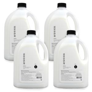 바른세탁소 섬유유연제 로즈향 2.5L 4개 / 대용량 섬유유연제