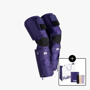 (리뉴얼) 풀리오 풀리지 허벅지 종아리 마사지기 퍼플 + 쇼핑백 + 압박밴드 증정