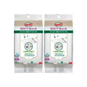 3M 표준형 PET 정전기 청소포  30매X2팩(60매)
