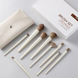 휴대용 메이크업 화장 컨실러 파운데이션 블러셔 치크 브러쉬 고급형